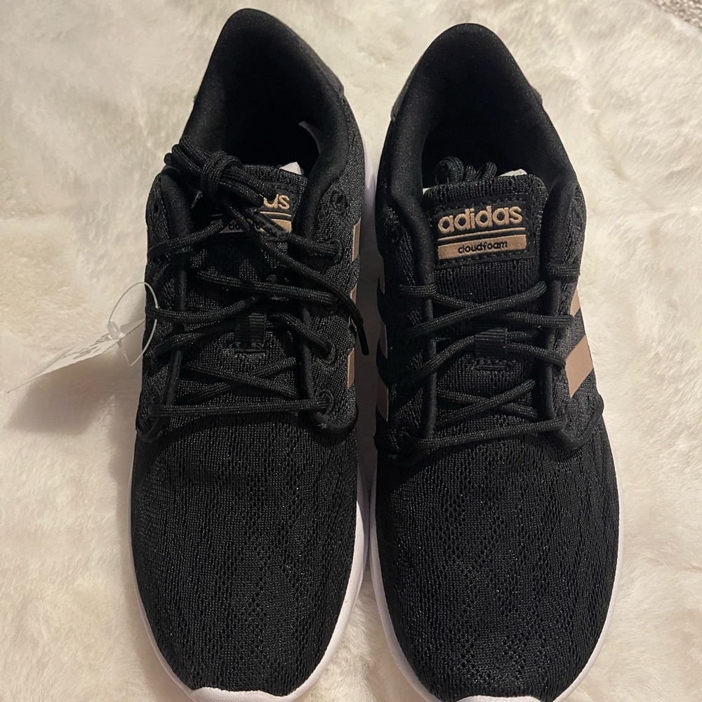Adidas black women size 6  brand new with box